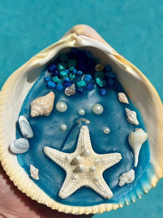 Decorative Shell Candle