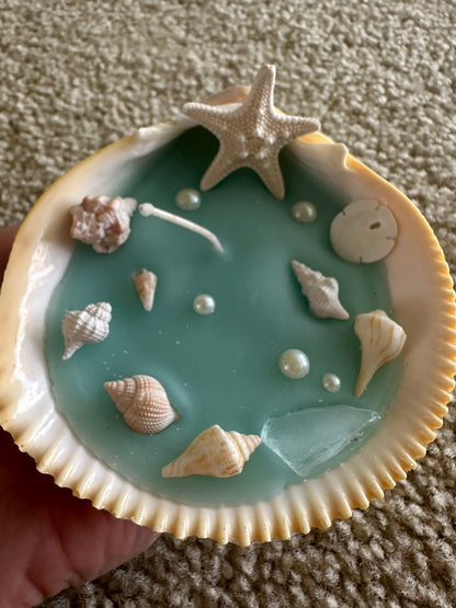 Decorative Shell Candle